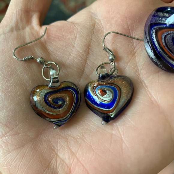 Artisan Art Glass Jewelry Set - Picture 7 of 9